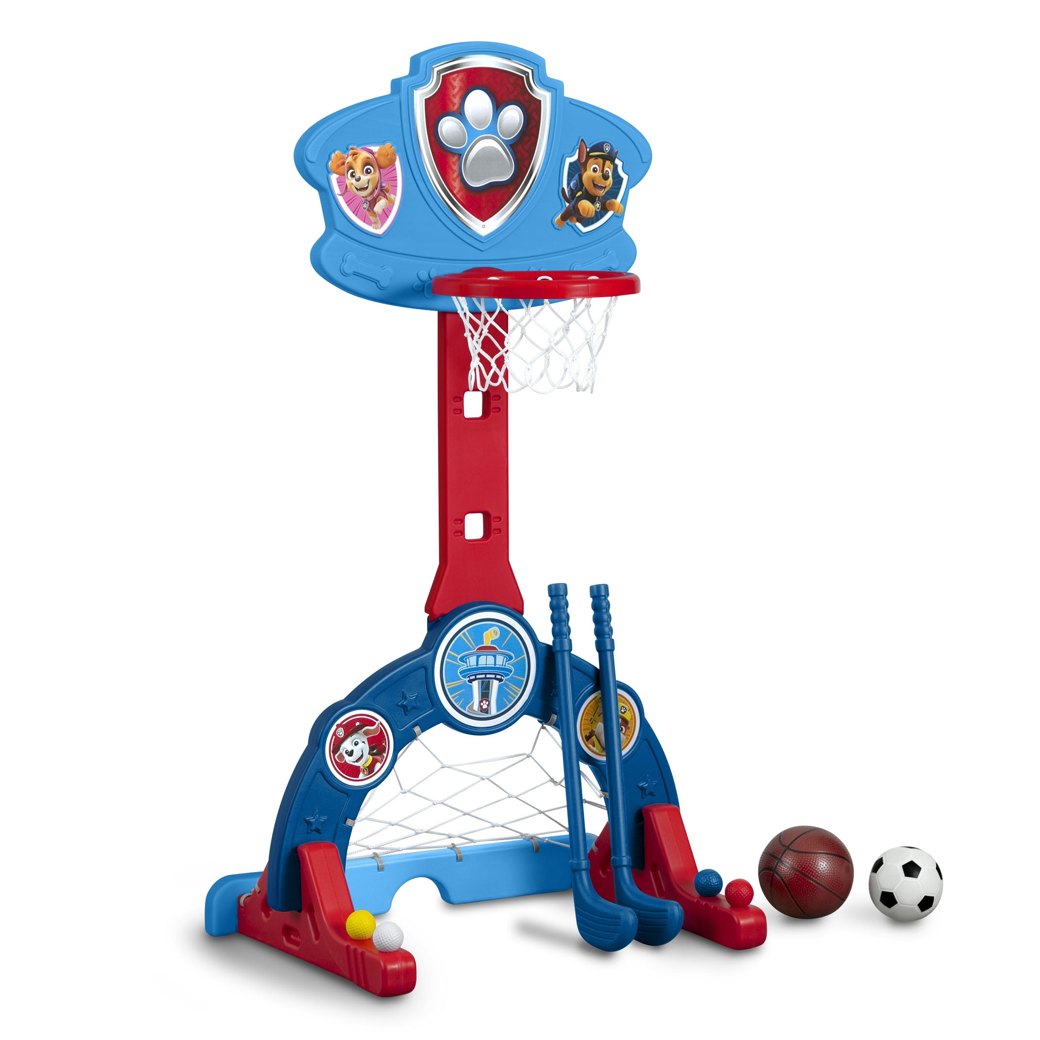 PAW Patrol Blue 4-in-1 Adjustable Sports Center