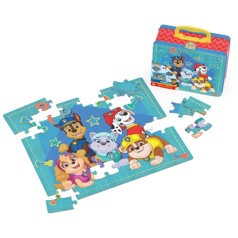 Paw Patrol キャラクター13点セット Spin Master Games PAW Patrol 48-Piece Jigsaw Puzzle Gift Tin