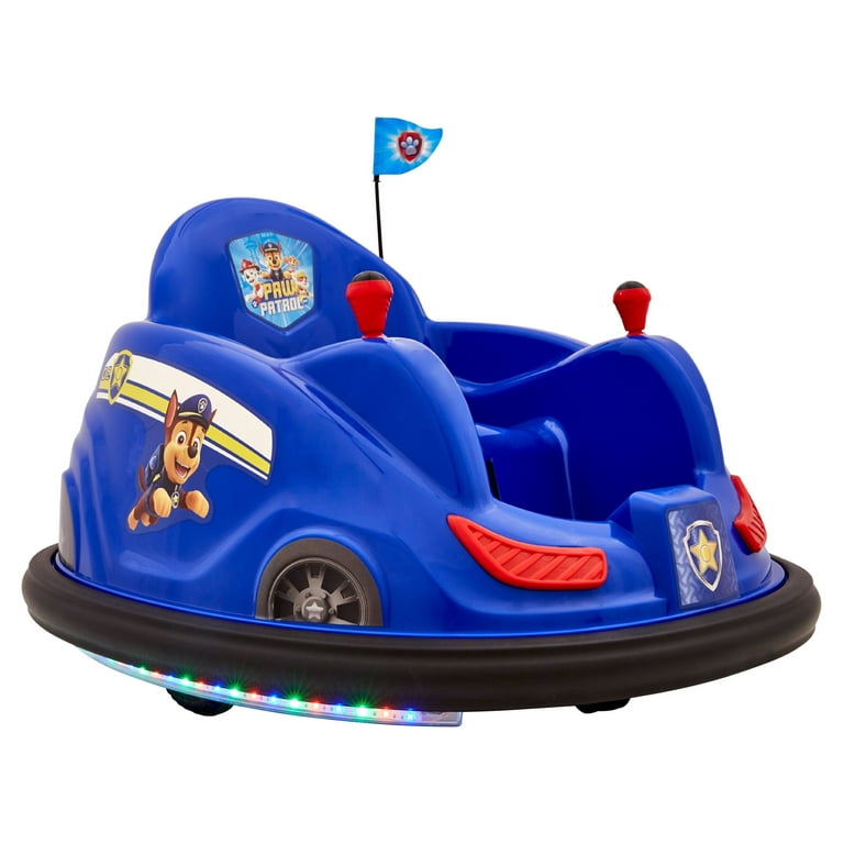 PAW Patrol 6 Volts Bumper Car, Battery Powered Ride on, Fun LED