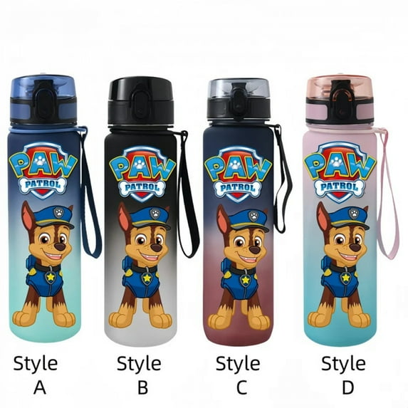PAW Patrol 650ml Fitness and Sports Drinking Plastic Anti-drip Water Bottle, Children and Students Capacity