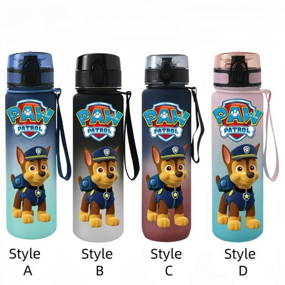 PAW Patrol 650ml Fitness and Sports Drinking Plastic Anti-drip Water Bottle, Children and Students Capacity