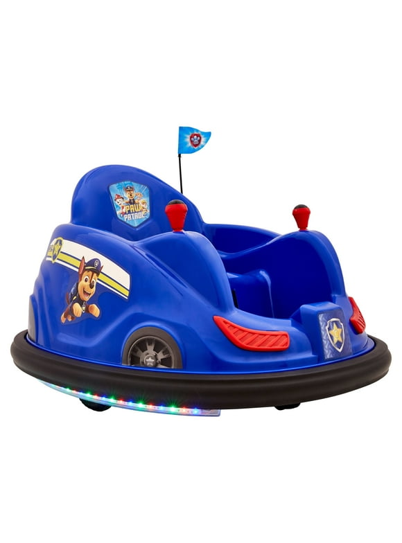 PAW Patrol 6V Bumper Car, Battery Powered, Electric Ride on for Children by Flybar, Includes Charger