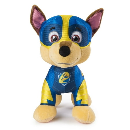 PAW Patrol - 8" Mighty Pups Chase Plush, for Ages 3 and Up, Wal-Mart Exclusive