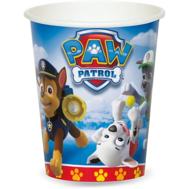 PAW Patrol 9 oz Paper Cups, 8pk