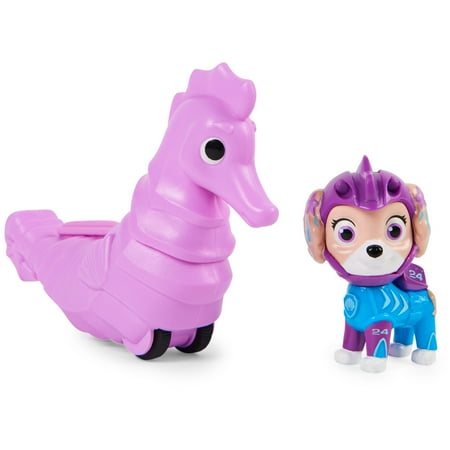 PAW Patrol, Aqua Pups Coral and Seahorse Action Figures for Kids Ages 3 and up