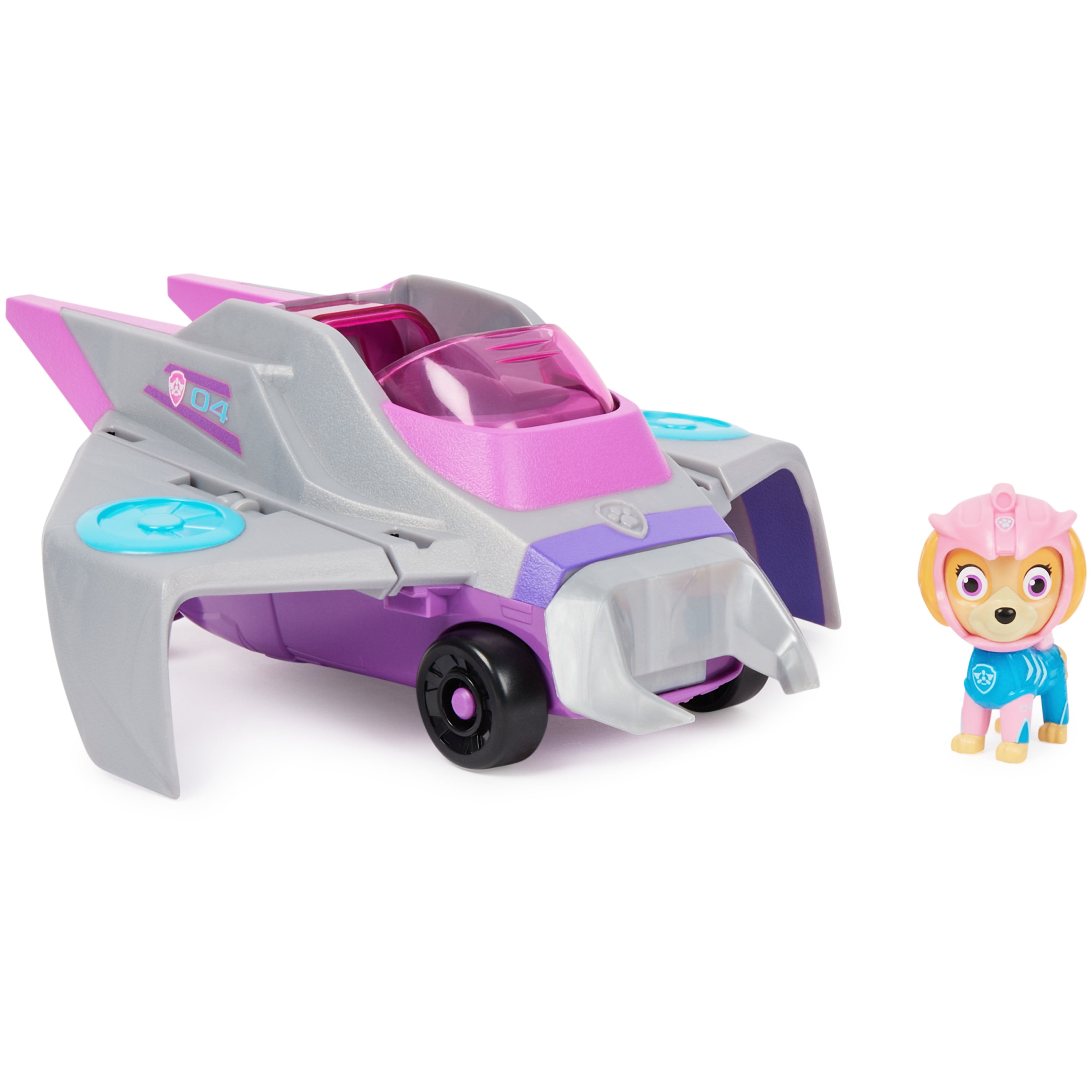 PAW Patrol Aqua Pups, Rubble Transforming Vehicle with Figure for Kids Ages  3 and up