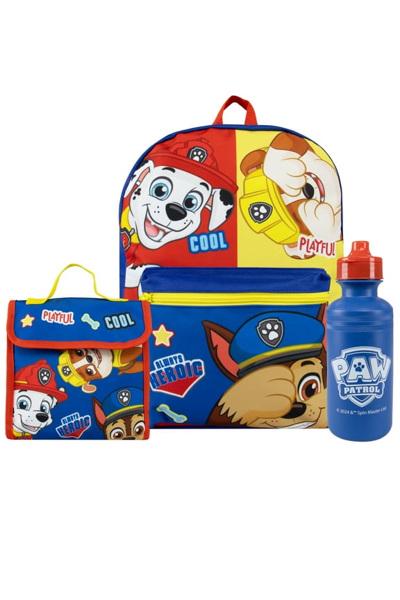 Backpack 3 Piece Set Blue One Size