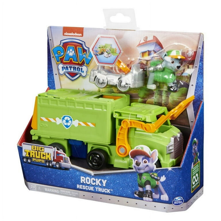 PAW Patrol Transforming Rocky's Mighty Rescue Big Rig Truck with