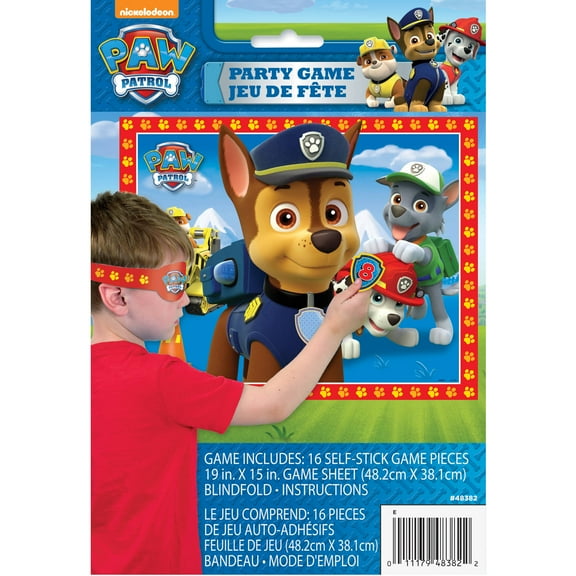PAW Patrol Birthday Party Game, 16 Players, 18pcs