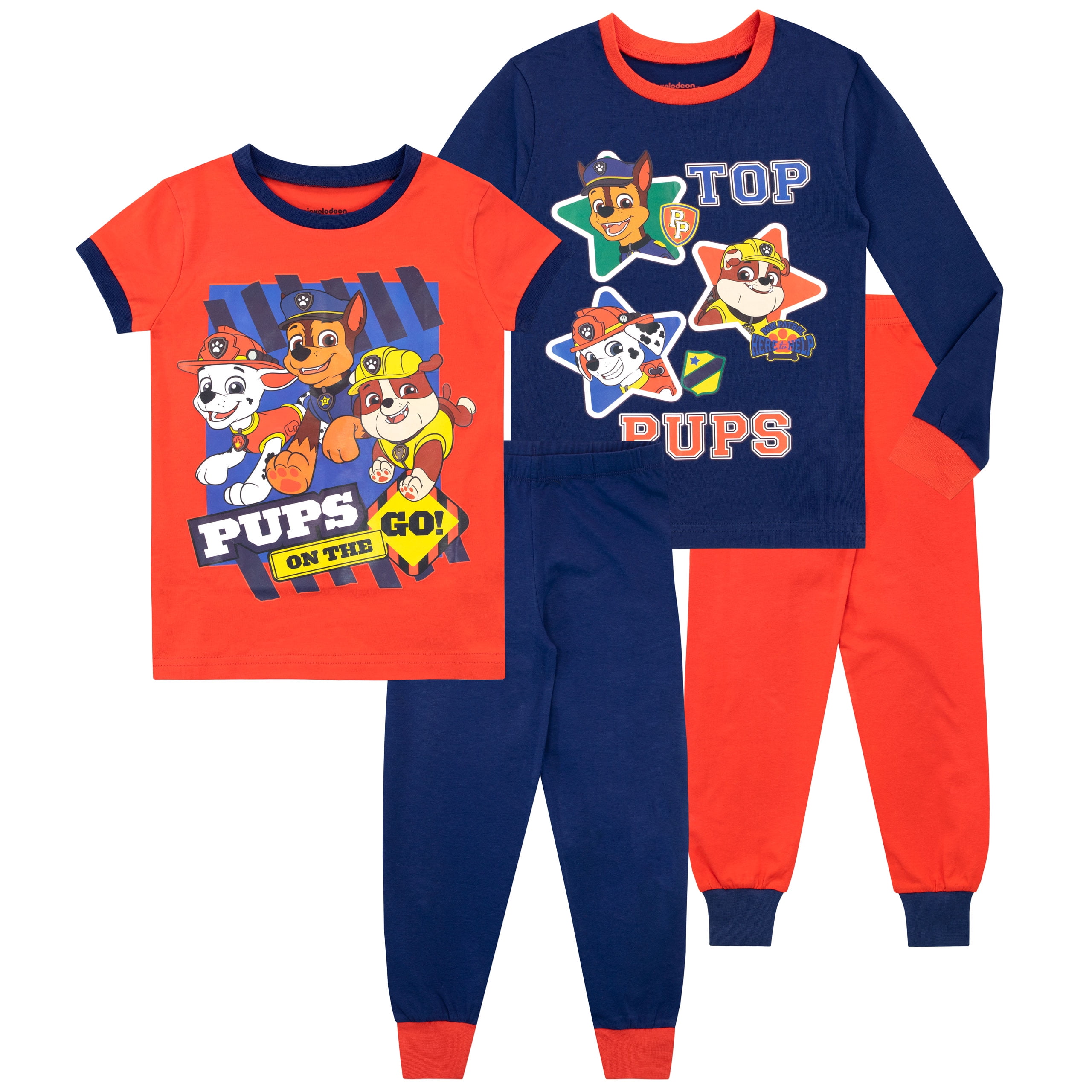 Paw Patrol Brandclub PAW Patrol Boys 2 Pack Pajamas Sizes 2T 7