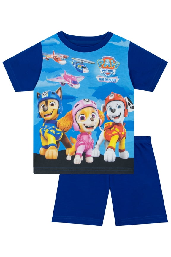 Boys Chase, Marshall And Skye Pajamas Blue Sizes 2T-8