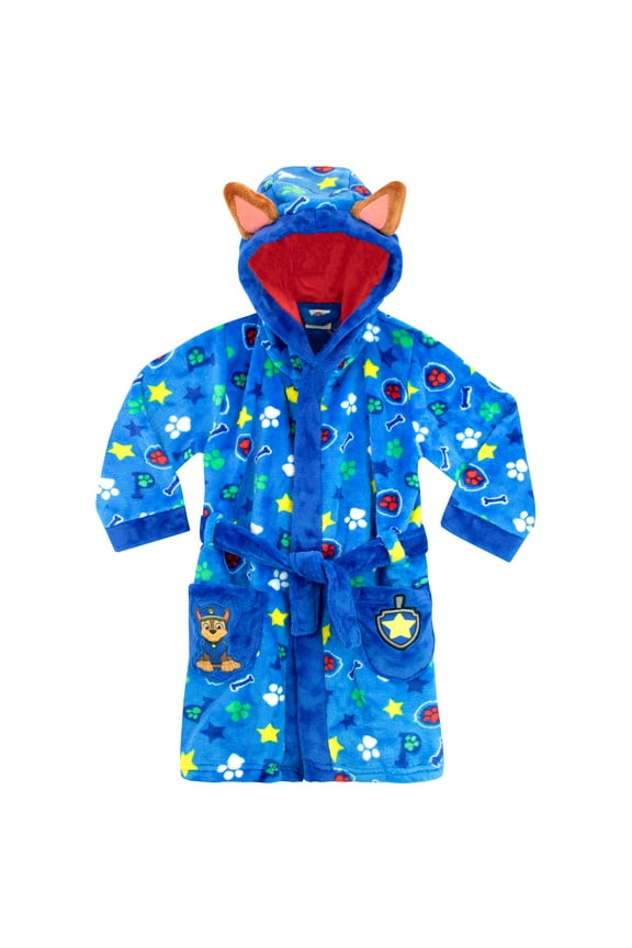 Boys Long Sleeve Dressing Gown, Sizes 2T-8