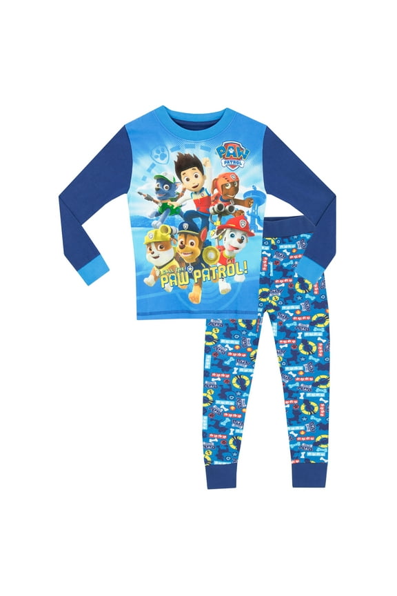 Boys Long Sleeve Pajamas, Sizes 2T-8