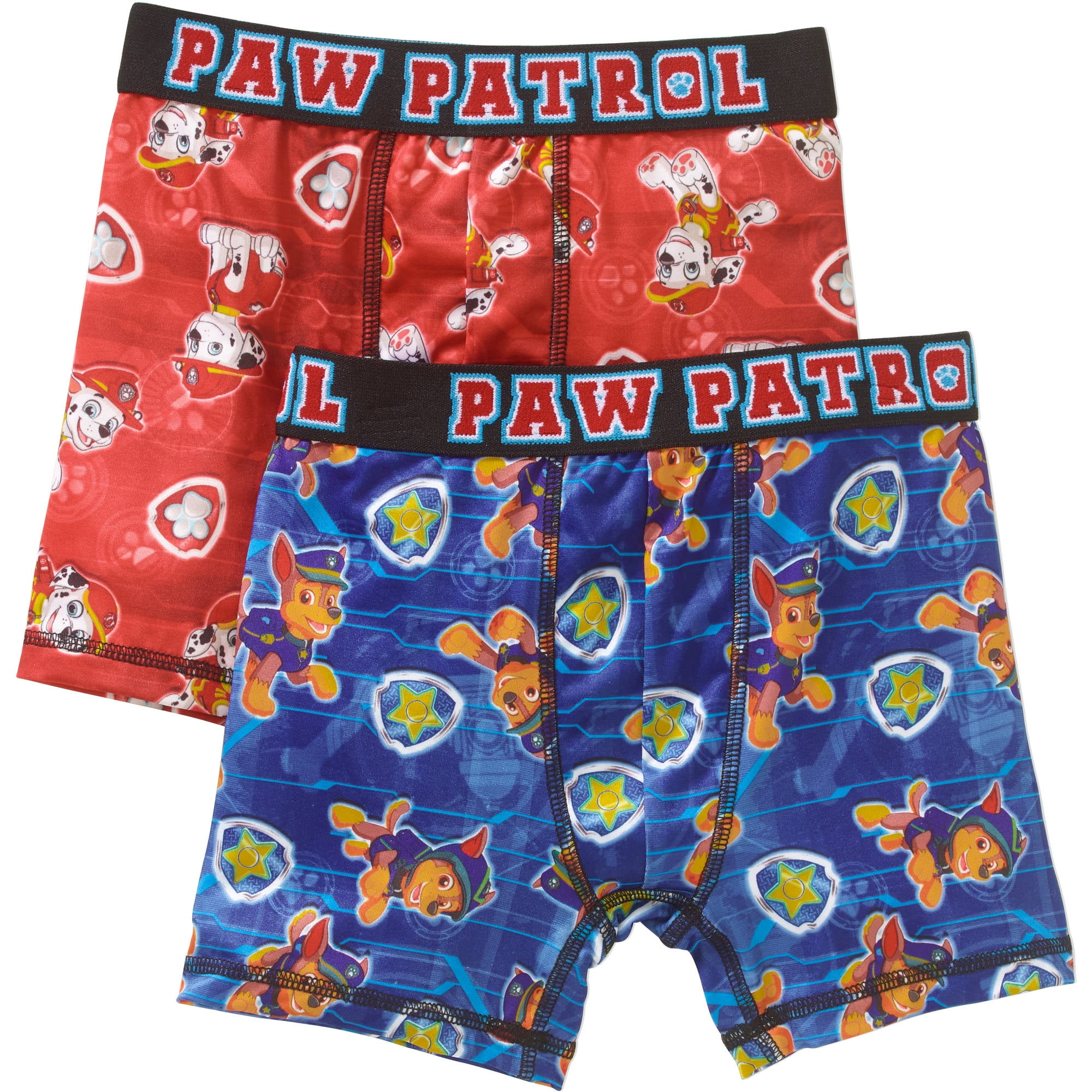 PAW Patrol, Boys Underwear, 2 Pack Boxer Brief (Little Boys & Big Boys)