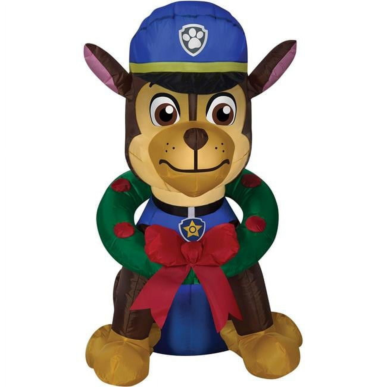 PAW Patrol Chase with Wreath Airblown Christmas Decoration