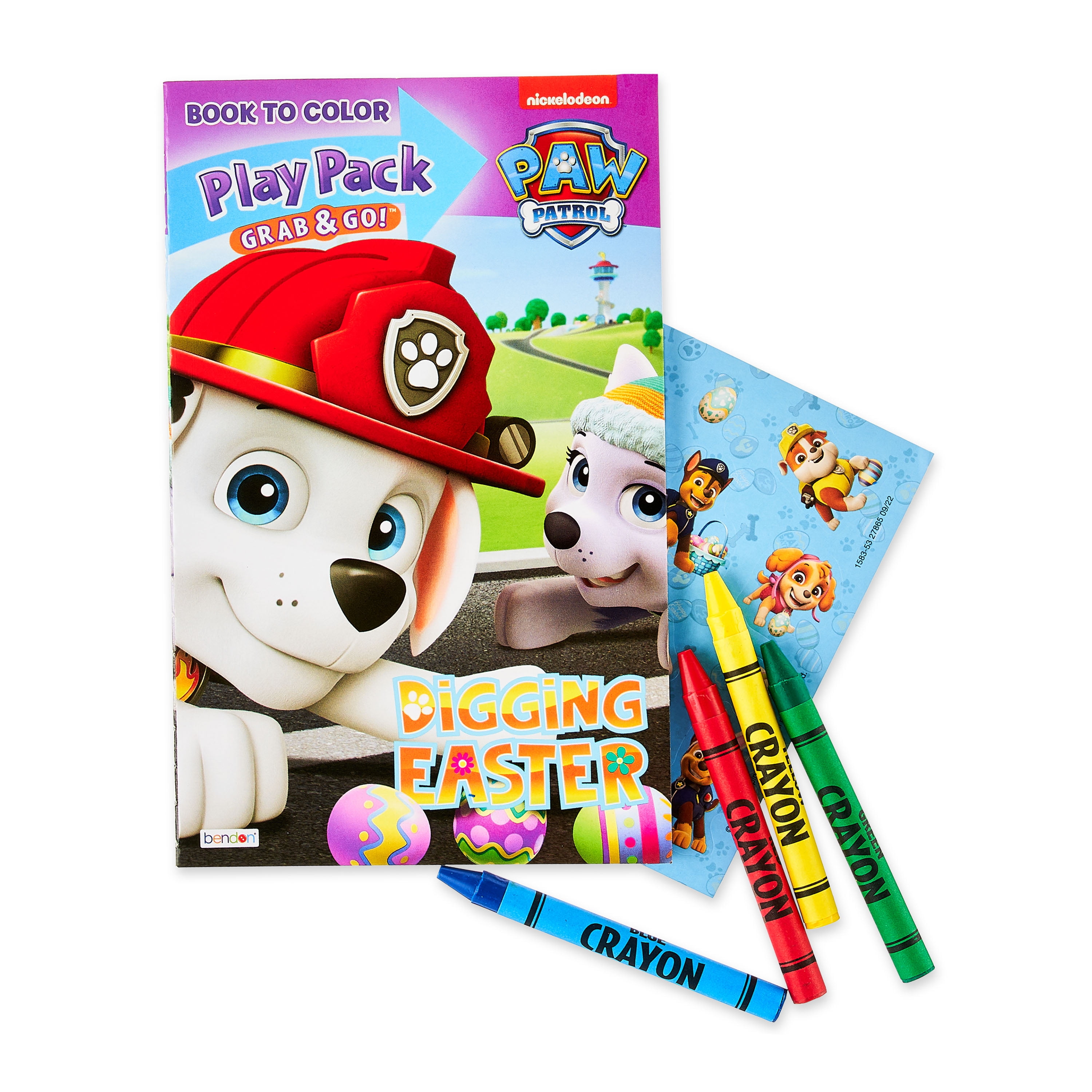 Lot 10 Paw Patrol Play Pack Grab & Go Coloring Bag Party Favors Bendon  Marshall