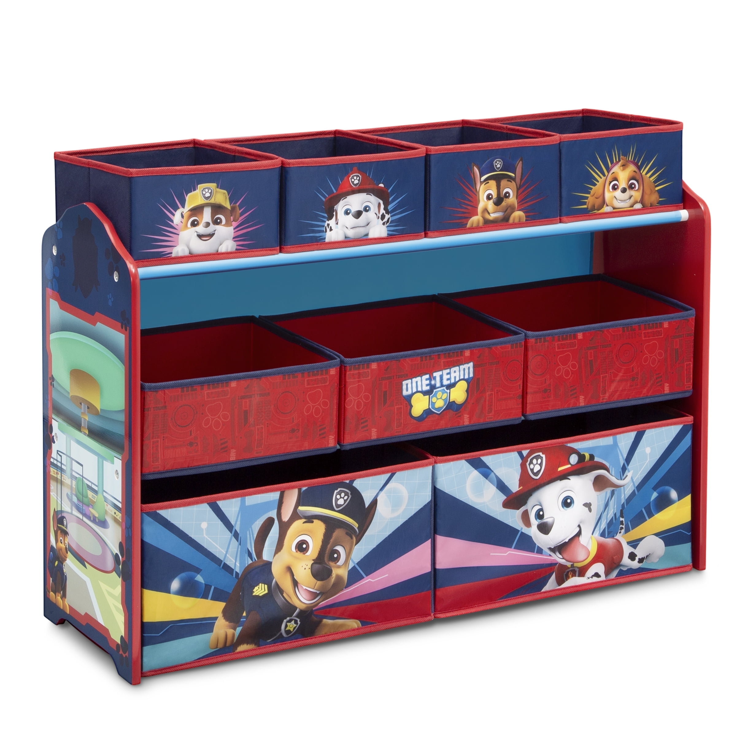 PAW Patrol Deluxe 9 Bin Design and Store Toy Organizer by Delta
