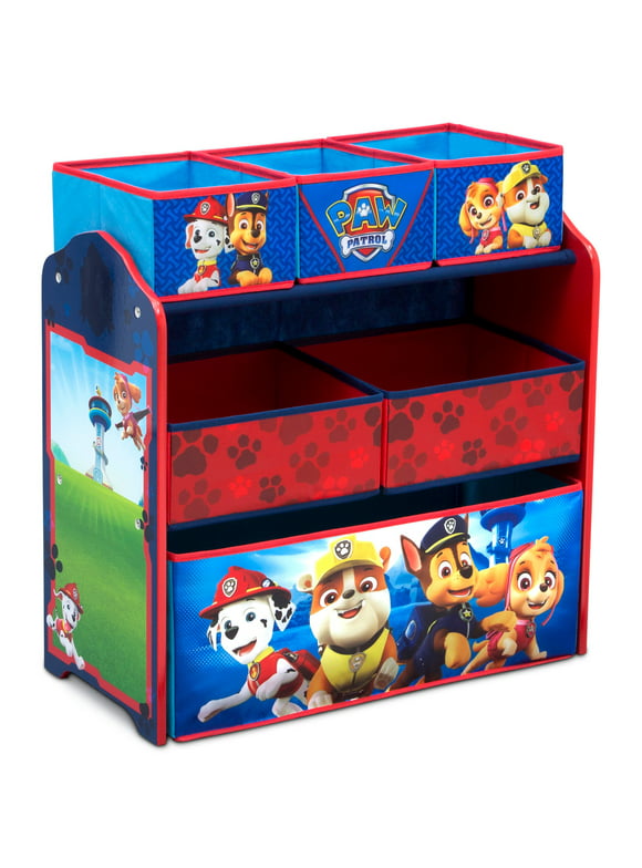 PAW Patrol Design & Store Multi-Bin Toy Storage Organizer by Delta Children