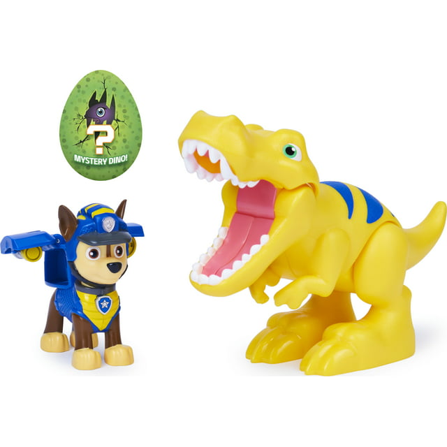 PAW Patrol, Dino Rescue Chase and Dinosaur Action Figure Set, for Kids Aged 3 and up