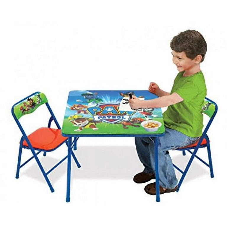 Paw patrol table and chairs 2025 walmart