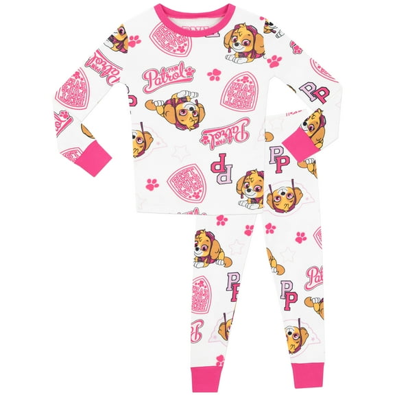 PAW Patrol Girls Long Sleeve Pajamas, Sizes 2T-7