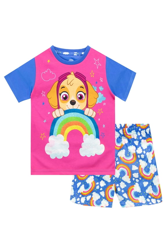 Girls Short Sleeve & Leg Pajamas, Sizes 2T-8