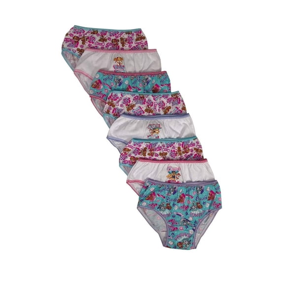PAW Patrol, Girls Underwear, 7+1 Bonus Pack Panties (Little Girls & Big Girls)