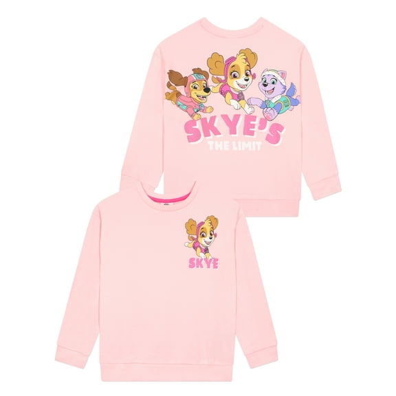 PAW Patrol Girls kye Sweatshirt Sizes 2T-8