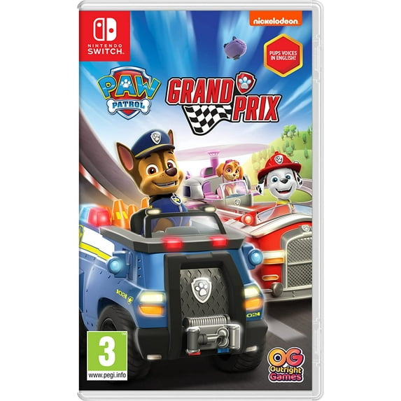 PAW Patrol Grand Prix (Switch) Import Region Free