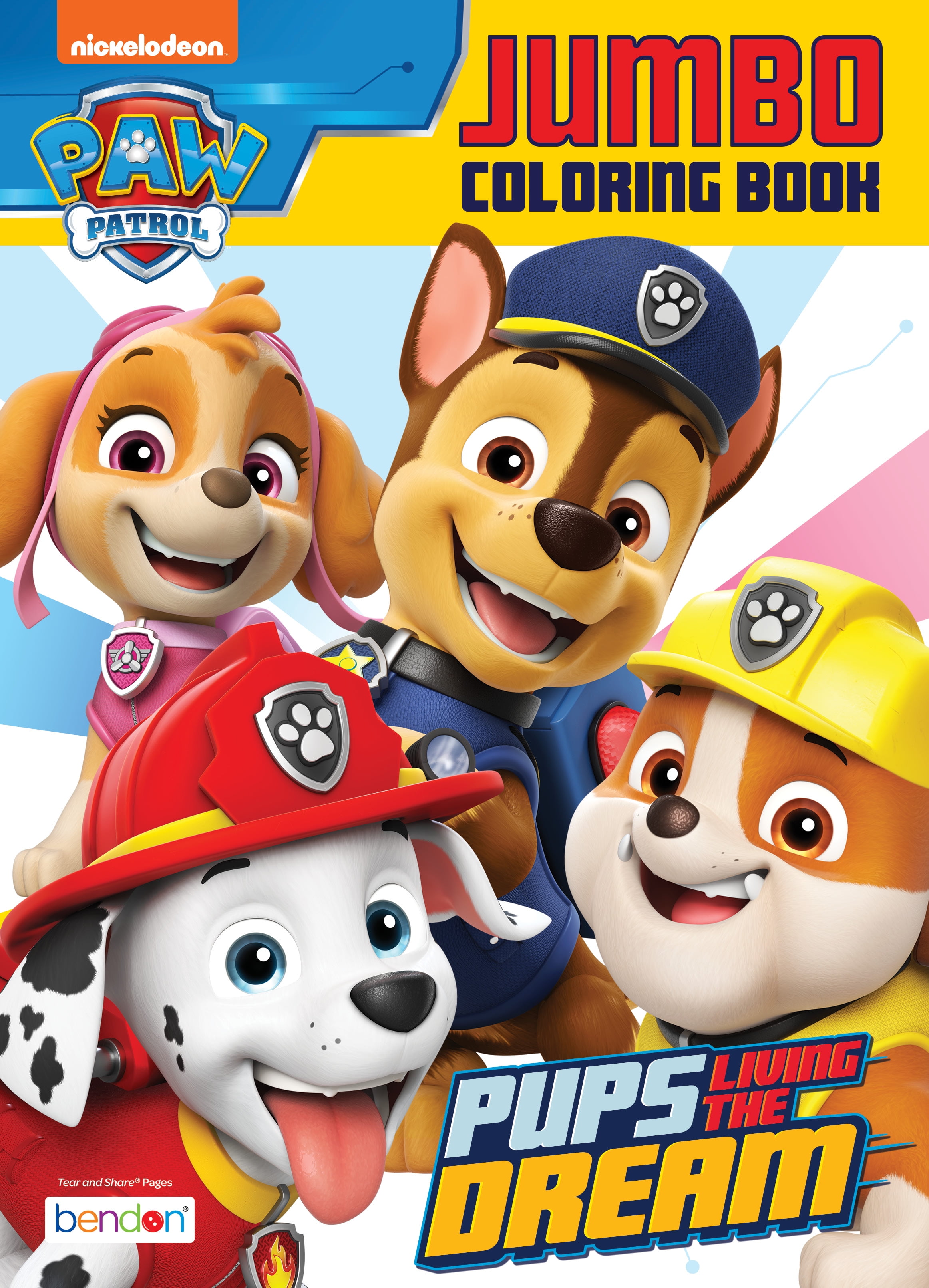 Bendon PAW Patrol Kids Activity Jumbo Coloring Book, 64 Pages - Walmart.com