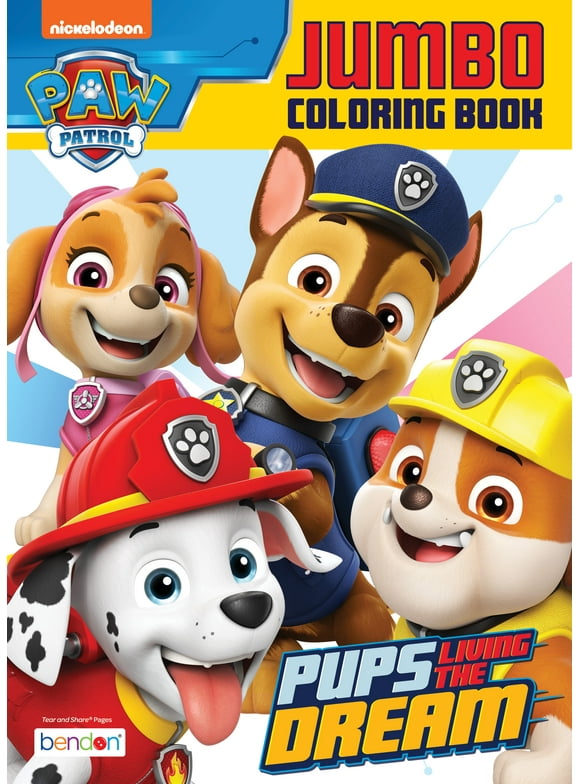 PAW Patrol Jumbo Coloring Book, 64 Pages by Bendon