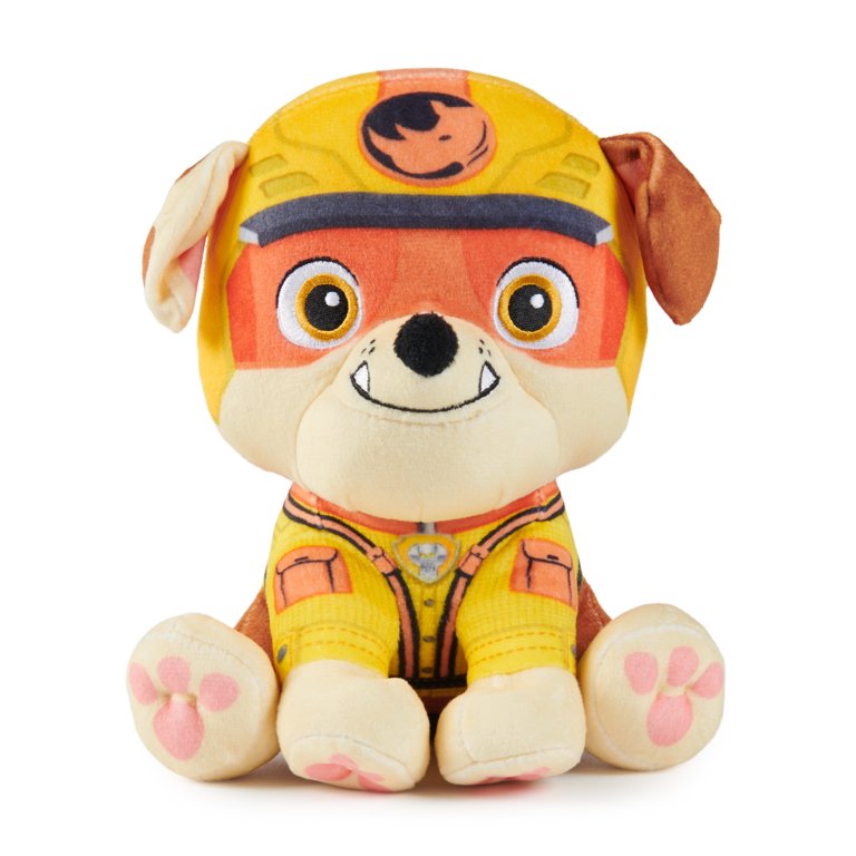 PAW Patrol Jungle Pups Rubble 8 Inch Plush Toy