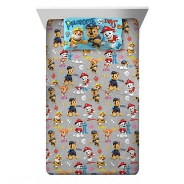 PAW Patrol Kids Twin Sheet Set, Blue, Nickelodeon