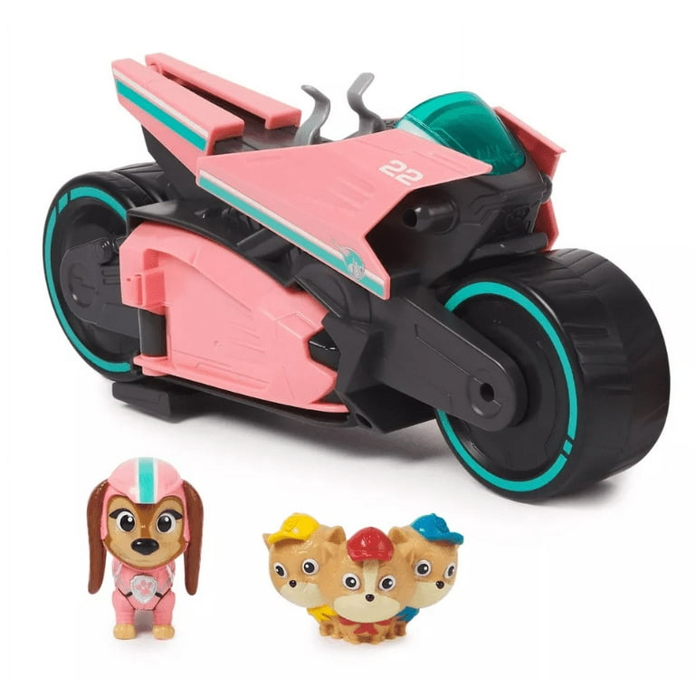 Paw Patrol Chase Mini Movie Vehicle Set 2 In 1 Car & Motorcycle