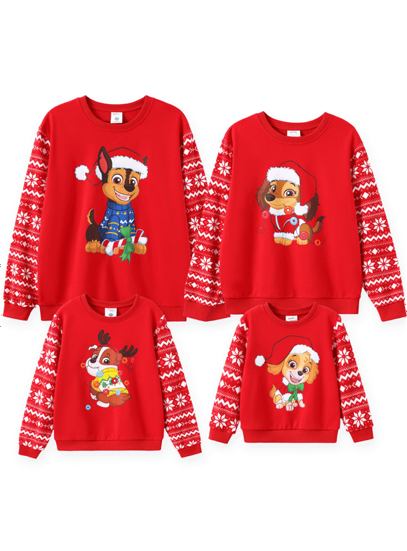 PAW Patrol Liberty Womens Graphic Sweatshirts Family Christmas Matching Sets Pullover Ugly Sweatshirts
