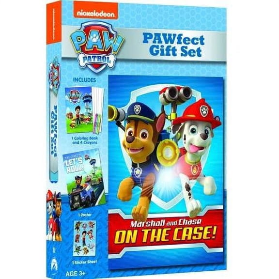 PAW Patrol: Marshall and Chase On The Case (Walmart Exclusive) (DVD + Paw Patrol Activity Pack)