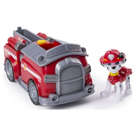 product image of PAW Patrol – Marshall’s Transforming Fire Truck with Pop-out Water Cannons, for Ages 3 and up