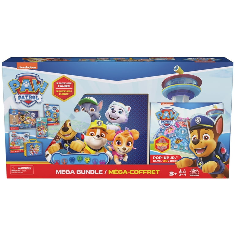 PAW Patrol, Mega Bundle of 9 Puzzles and 2 Games - Walmart.com