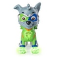 thumbnail image 1 of PAW Patrol - Mighty Pups Rocky Figure with Light-up Badge and Paws, for Ages 3 and Up, Wal-Mart Exclusive, 1 of 4