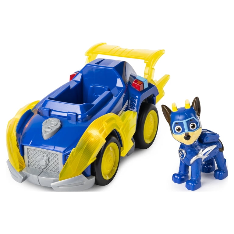 PAW Patrol Mighty Pups Super PAWs Chase's Deluxe Vehicle - New