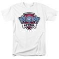 thumbnail image 1 of PAW Patrol Mother's Day Mom Patrol Badge Unisex Adult T Shirt, White, Medium, 1 of 5