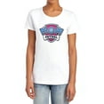thumbnail image 1 of PAW Patrol Mother's Day Mom Patrol Badge Women's T Shirt, White, Small, 1 of 5