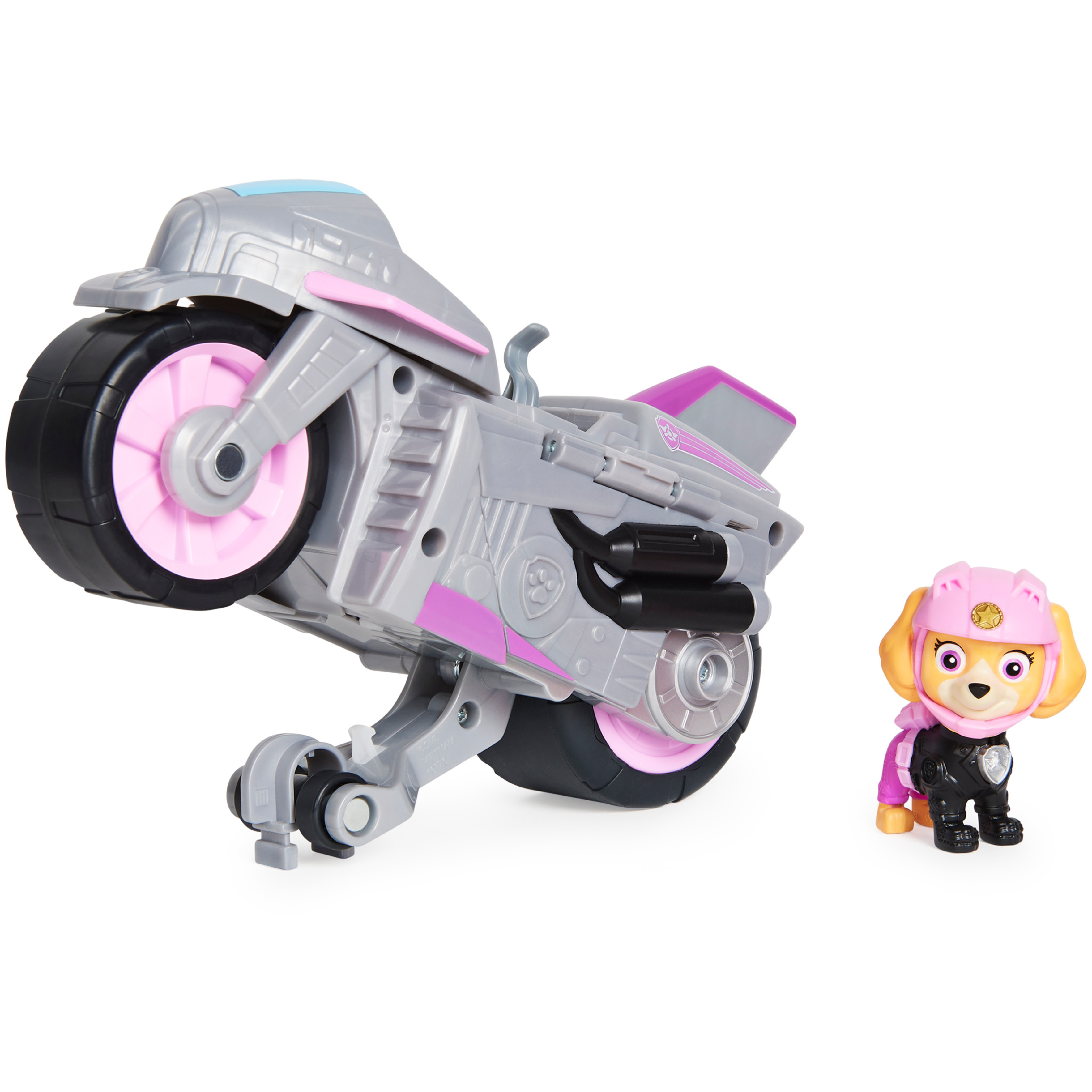 PAW Patrol, Moto Pups Skye’s Deluxe Pull Back Motorcycle Vehicle with Wheelie Feature and Figure - image 1 of 7