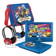 thumbnail image 1 of PAW Patrol NK9958PW 9 inch Portable DVD Player with 2 Matching Headphones + Carrying Bag - Blue, 1 of 3