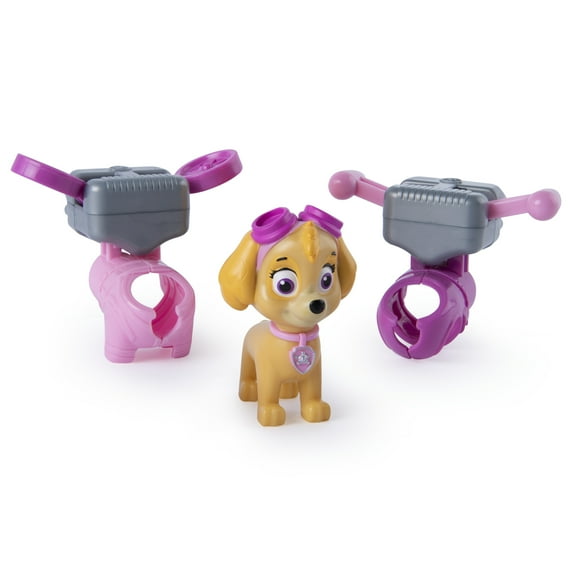PAW Patrol Pack Skye with 2 Clip-On Uniforms Action Figure Set