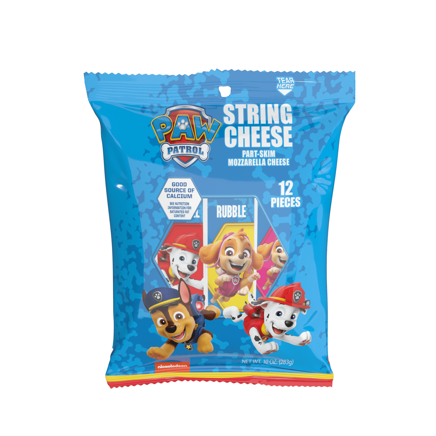 PAW Patrol Part-Skim Mozzarella String Cheese, 10oz, 12 Count