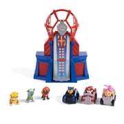 PAW Patrol, Pup Squad Mini Lookout Tower Playset, 3 Toy Cars & 3 Figures for Ages 3+