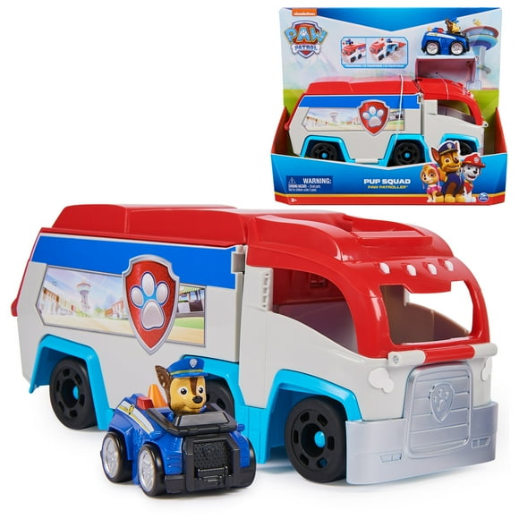 PAW Patrol: Pup Squad Patroller with Chase Vehicle for Kids Ages 3+