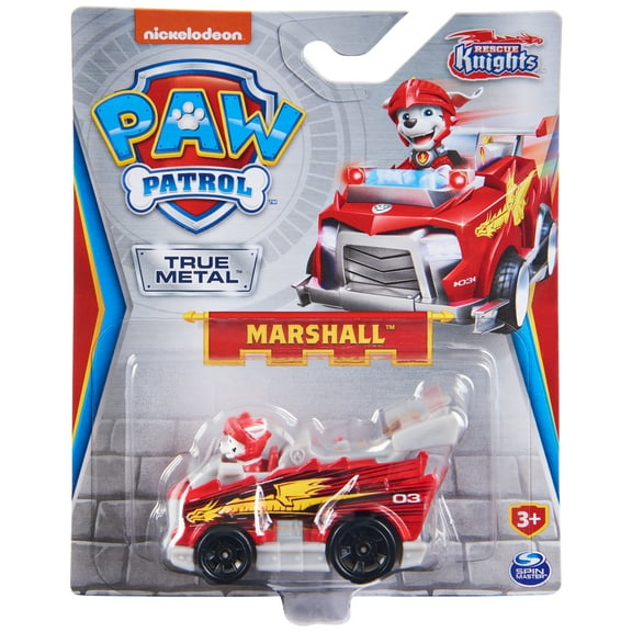 PAW Patrol, Rescue Knights Marshall Die-Cast Vehicle, 1:55 Scale