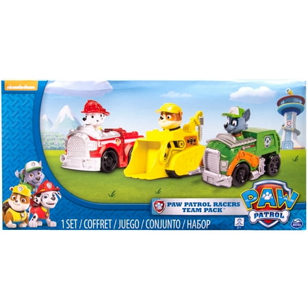 Paw Patrol Rescue Racers 6-Pack Collector's Vehicle Value Set